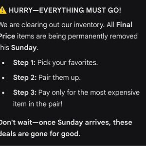 Buy One Get One Free